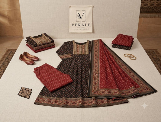 Vérale Royal Suit Set — Luxury Ethnic Wear for Women